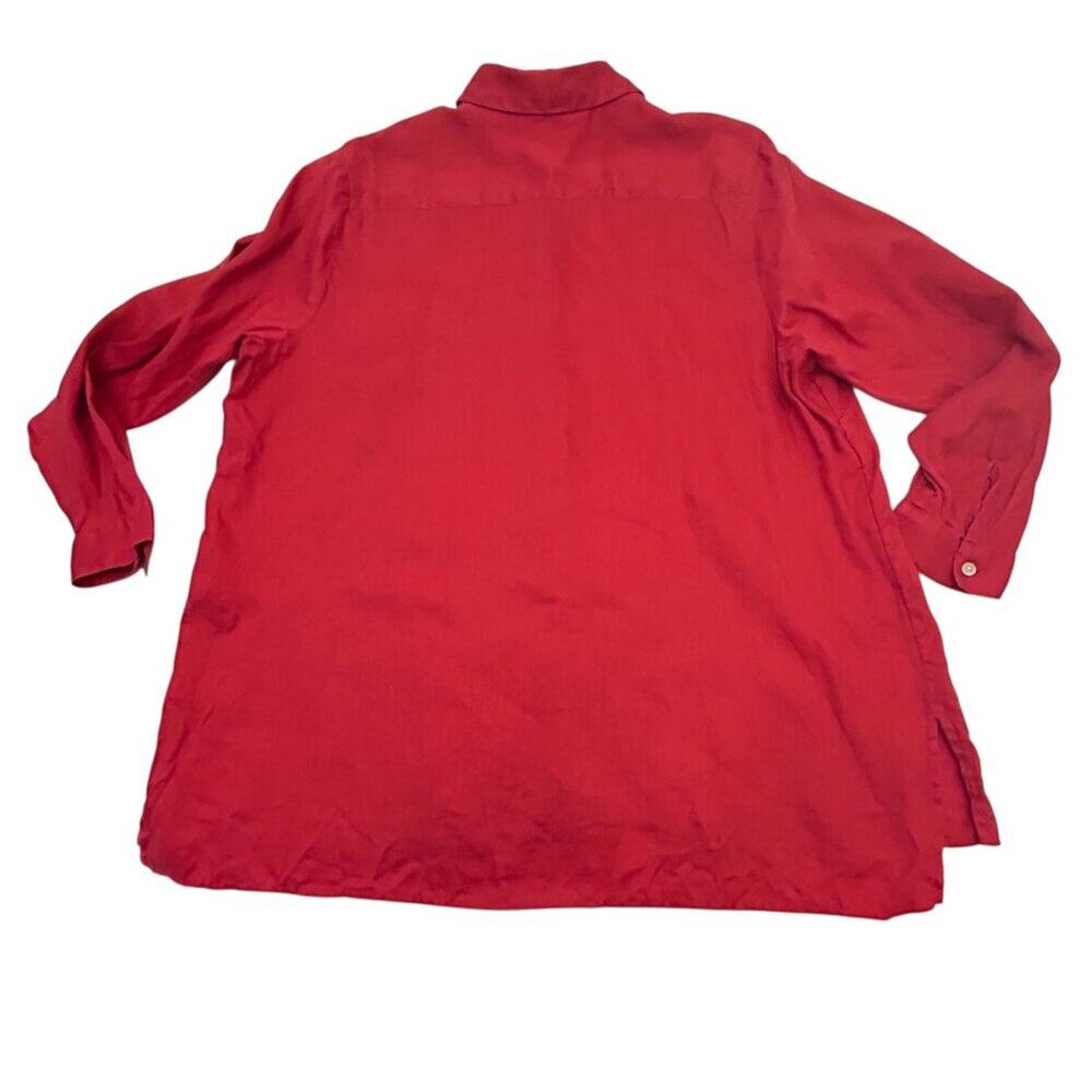 J JILL Love Linen Essential Shirt Size 2X - Picture 2 of 10